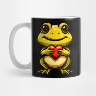 Cute Frog Bring A LOve Mug